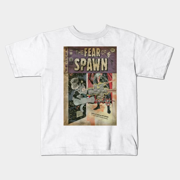 Dave Sim's The Fear of Spawn (distressed) Kids T-Shirt by Matt Dow's AMOC TeePublic Shop